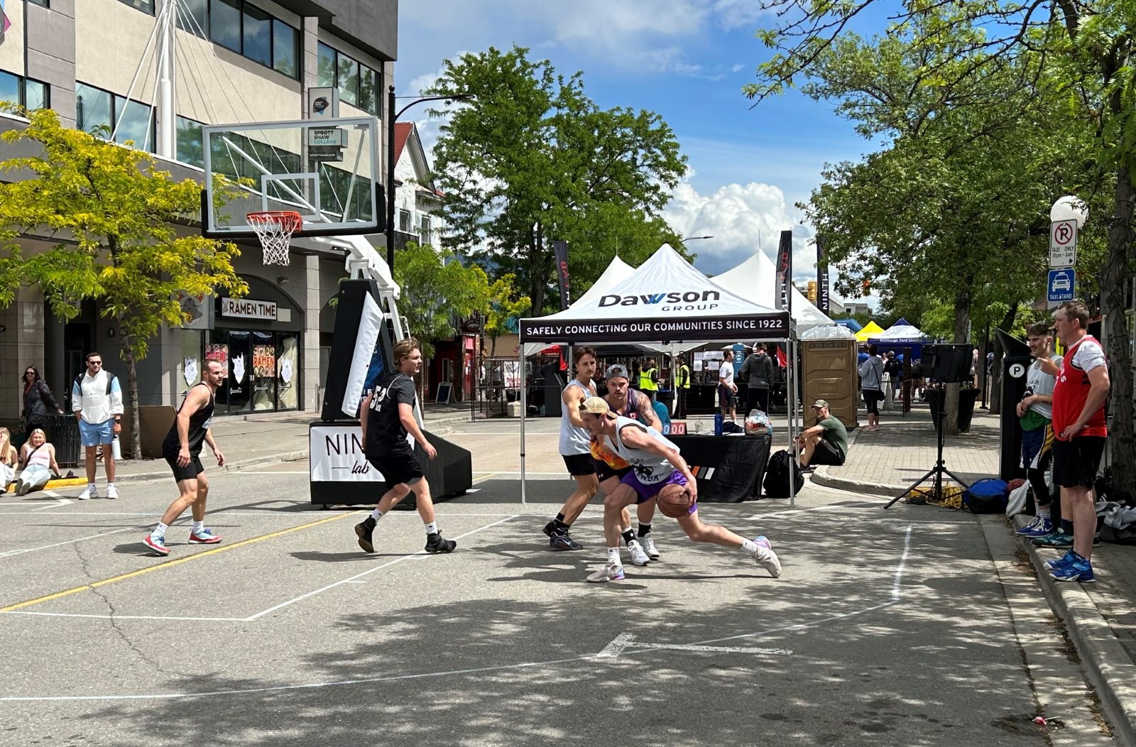 Dawson Group sponsored Hoops in the Loops in Kamloops, British Columbia